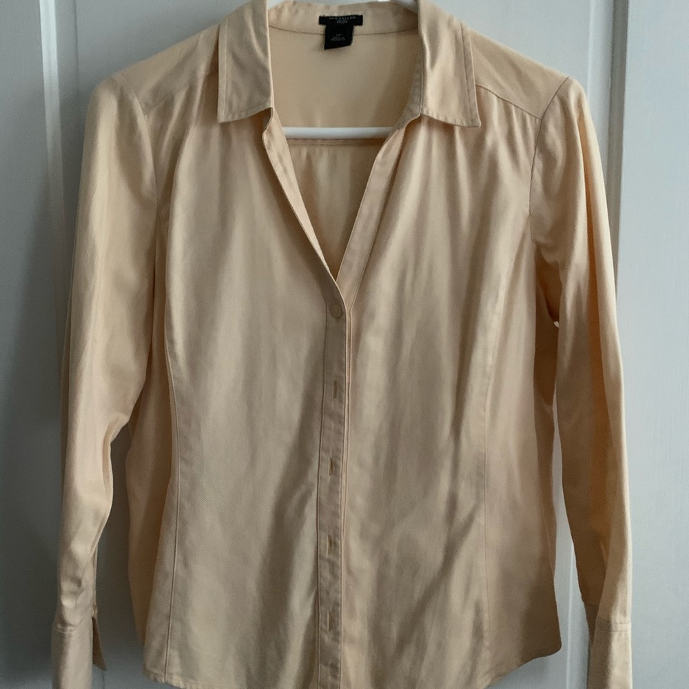 Ann Taylor Button Shirt - Petite